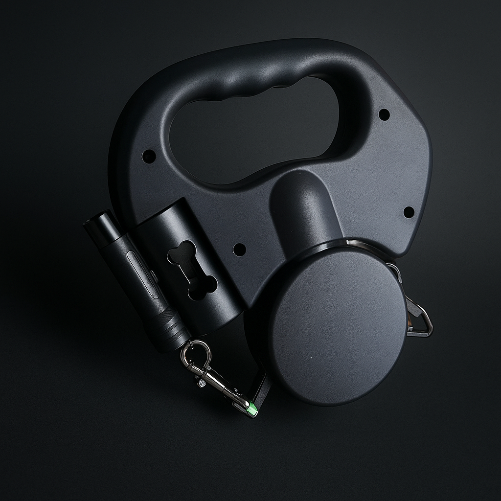 Revolutionary Double Headed Dog Leash with 360° Swivel and LED Light - Perfect for Walking Two Dogs!
